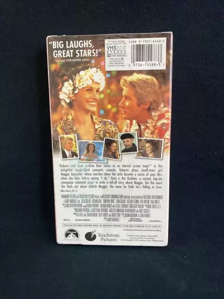 Runaway Bride VHS Sealed Julia Roberts Richard Gere 1999 Paramount Movie