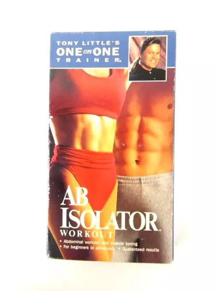 Tony Little's One on One Trainer VHS Ab Isolator Workout Muscle Toning