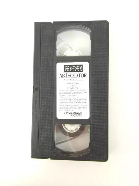 Tony Little's One on One Trainer VHS Ab Isolator Workout Muscle Toning