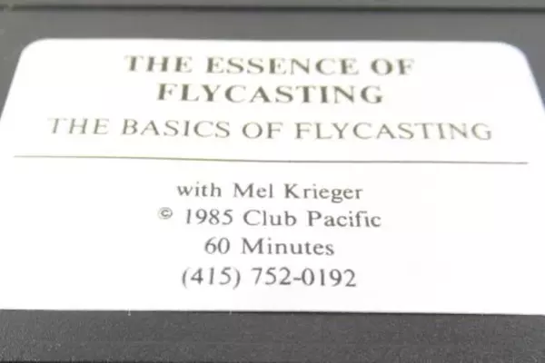 The Essence of Flycasting VHS by Mel Krieger - 60 Min Instructional Video