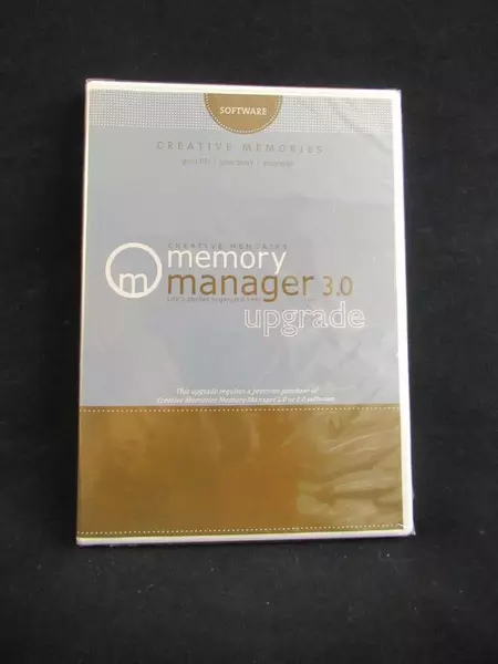 Creative Memories Memory Manager 3.0 Software Disc NEW Sealed 2009 Upgrade
