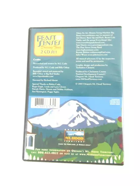 Feast for the Senses Oregon Driving Tour 2 CD Set 2005 Edition Good Condition