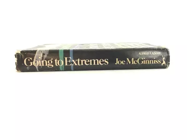 Vintage 1980 Going to Extremes by Joe McGinniss First Edition Hardcover