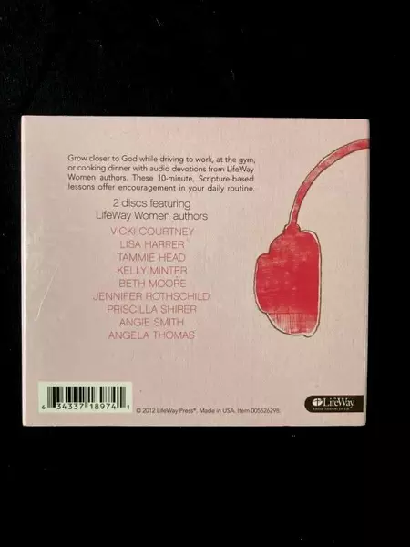2 CD Set LifeWay Women Devotions by Beth Moore, Kelly Minter, Priscilla Shirer