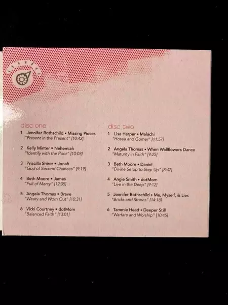 2 CD Set LifeWay Women Devotions by Beth Moore, Kelly Minter, Priscilla Shirer