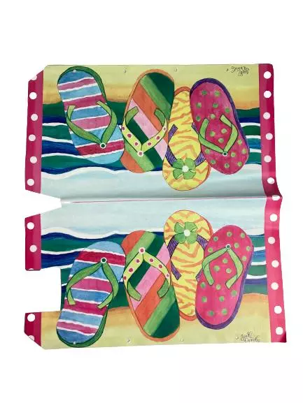 Briarwood Lane Beach Flip Flops Mailbox Cover 18"x11" Summer Decor