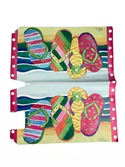 Briarwood Lane Beach Flip Flops Mailbox Cover 18"x11" Summer Decor