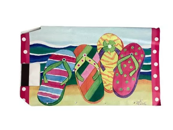 Briarwood Lane Beach Flip Flops Mailbox Cover 18"x11" Summer Decor