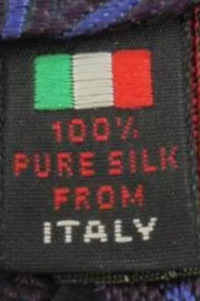 Serica For Rochester Men's Silk Tie Purple Black Argyle Made in Italy