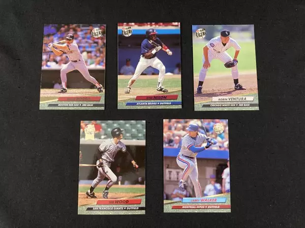 1992 Fleer Ultra Baseball Card Lot: Red Sox, Braves, Giants, Expos, White Sox