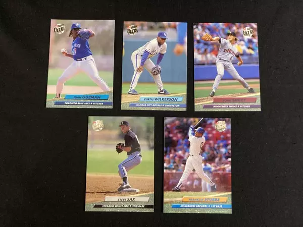 Lot of 54 1992 Fleer Ultra Baseball Cards - White Sox, Blue Jays, Brewers & More
