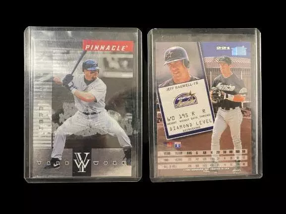 Lot of 2 Jeff Bagwell Cards 1994 Donruss & 1998 Pinnacle Astros