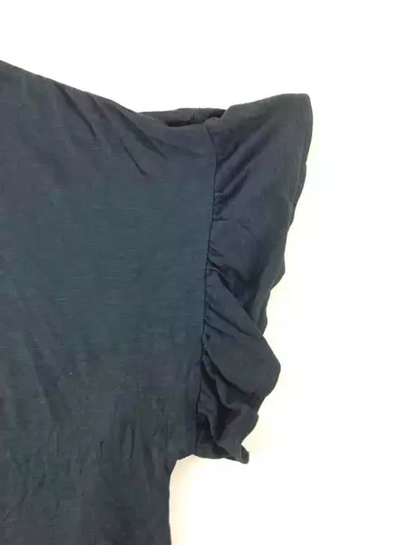 LulaRoe Women's Medium Black Bell Sleeve Tee Shirt Fleece Jersey Top