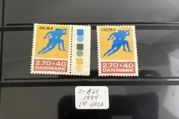 Lot of 12 Used Denmark Stamps 1965-1989 Fine/Very Fine Collectible Set