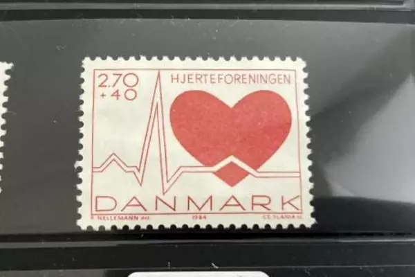 Lot of 12 Used Denmark Stamps 1965-1989 Fine/Very Fine Collectible Set
