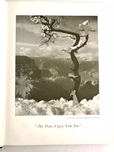 Signed 1941 "Peace Unto You" by Charles Franklin Parker Hardback Book