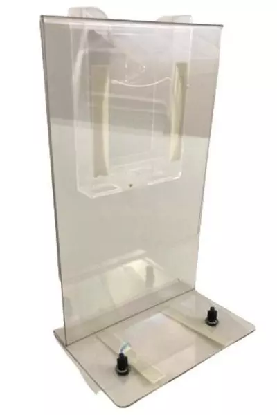 Beemak Clear Acrylic Brochure Display Stand Case - 11.25" Tall