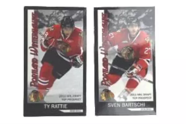 Lot of 5 Portland Winterhawks 2010-2011 Player Magnets - Good Condition