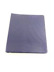 Avery Navy Blue Extra Tough 1" View Binder with 3 Rings & Pockets - Good