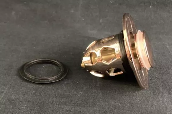 Rose Gold Flower Design Sink Shower Plug Stopper Universal 2" Pre-Owned