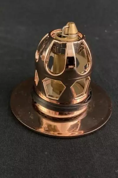 Rose Gold Flower Design Sink Shower Plug Stopper Universal 2" Pre-Owned