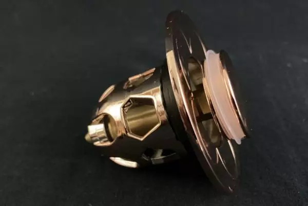 Rose Gold Flower Design Sink Shower Plug Stopper Universal 2" Pre-Owned