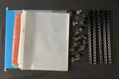Lot of Office Supplies: Page Protectors, Binder Clips, Folders & More