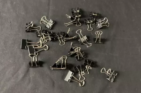 Lot of Office Supplies: Page Protectors, Binder Clips, Folders & More