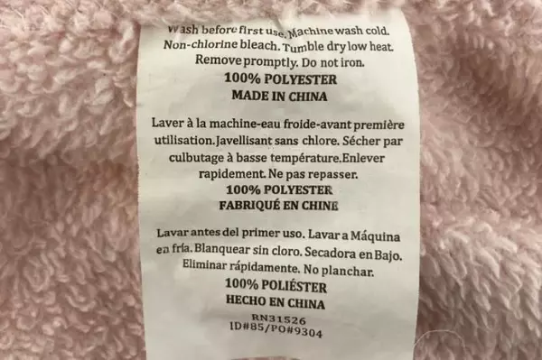 Lot of 2 Kid's Fleece Throw Blankets Light Pink & Light Blue 62"x49"