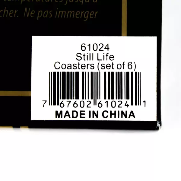 Set of 12 Sisson Editions Cork Backed Still Life Coasters Jill Butler New Sealed