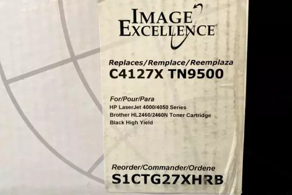 Image Excellence Toner Cartridge Replaces C4127X TN9500 HP and Brother Printers