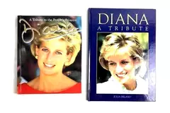 Lot of 2 Hardback Books Diana A Tribute & People's Princess by Delano Donnelly