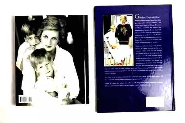 Lot of 2 Hardback Books Diana A Tribute & People's Princess by Delano Donnelly