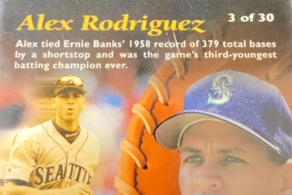 1997 Alex Rodriguez Mariners Pinnacle Mint Baseball Card & Coin Case