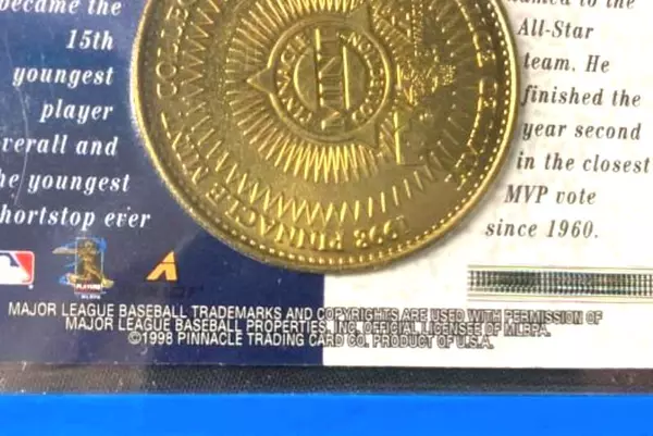 1998 Alex Rodriguez Mariners Pinnacle Mint Baseball Card #19 Near Mint