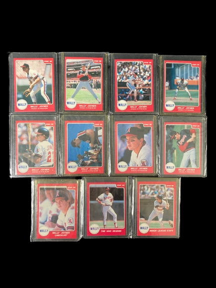 Wally Joyner 1984 Lot of 11 Baseball Cards - Very Good Condition