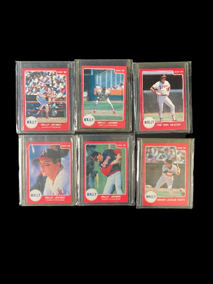 Wally Joyner 1984 Lot of 11 Baseball Cards - Very Good Condition