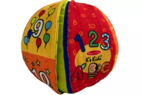 Melissa and Doug Plush Alphabet Learning Ball Toy Letters Numbers Animals