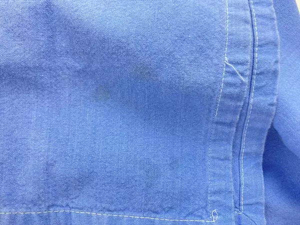 Lot of 3 Crate & Barrel Leaf Jacquard Blue Cotton Napkins 20" - Good Condition