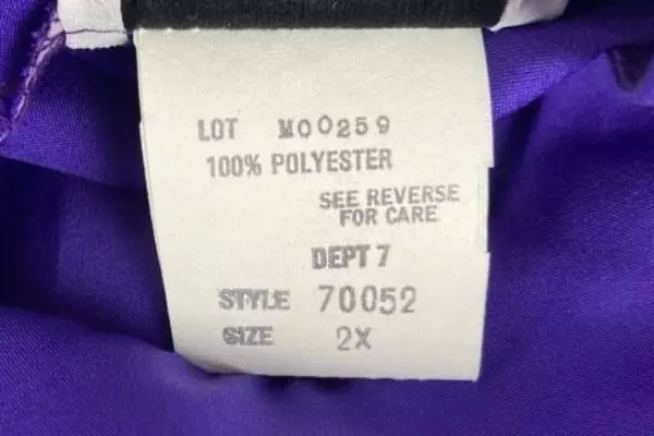 Vintage Orare Women's 2X Purple Blouse Short Sleeve USA Made 100% Polyester
