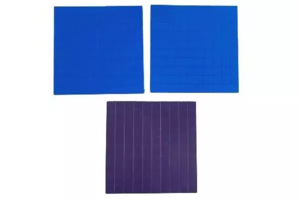 Lot of Student Manipulative Mathematics Learning Tools Cubes Grids 10s 1s 100s