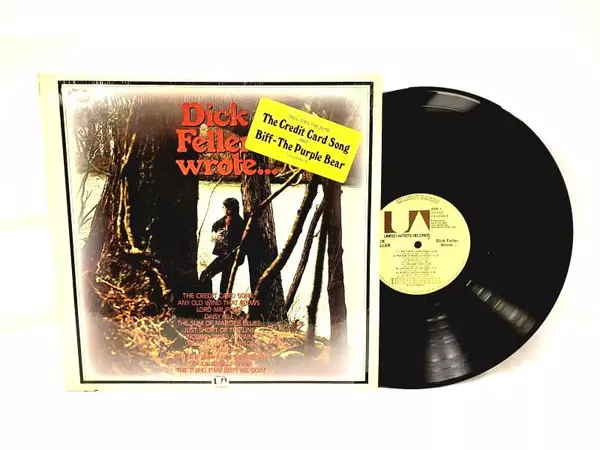Dick Feller Wrote UA LA349-R LP - The Credit Card Song & More, Good Condition