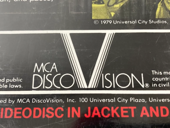 1981 Laserdisc The Electric Horseman Jane Fonda Robert Redford MCA DiscoVision