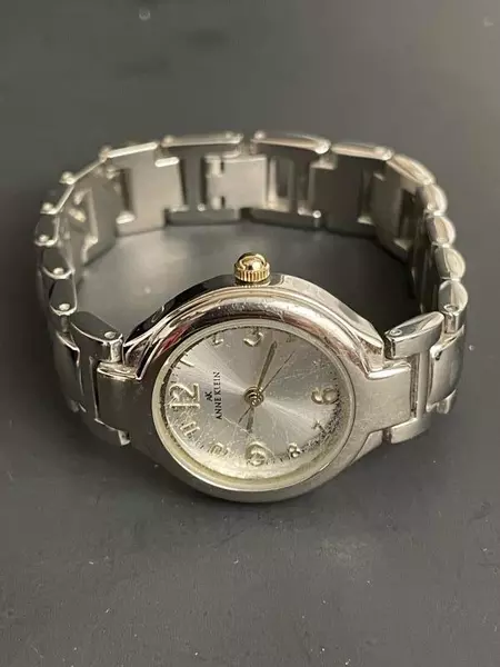 Anne Klein Quartz Wrist Watch Stainless Steel Band Model 10/3795 - Pre-Owned