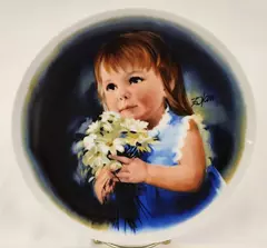 For You Zolan's Children Series Plate by Viletta 1981 8.5" Diameter