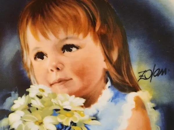 For You Zolan's Children Series Plate by Viletta 1981 8.5" Diameter