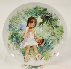 Limoges Collector Plate Marie-Ange by Paul Durand 1978 with COA & Box