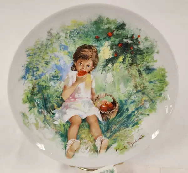 Limoges Collector Plate Marie-Ange by Paul Durand 1978 COA Boxed Decor