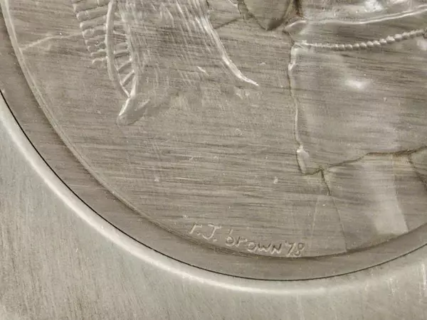 Vintage 1978 Creative World Plate The Village Smithy Tewksbury Metal 9714