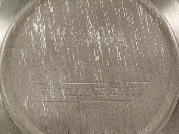 Vintage 1978 Creative World Plate The Village Smithy Tewksbury Metal 9714